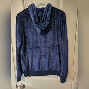 Blue womens track suit. Top medium bottom 1X.